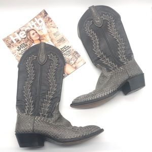 Hondo Cowgirl Boots gray size 6.5 C